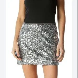 Express Skirts Sequin Mini Skirt Poshmark